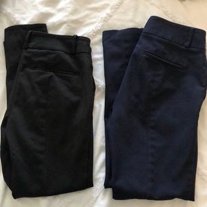 Bundle 2 pairs Loft Marisa skinny Work Pants